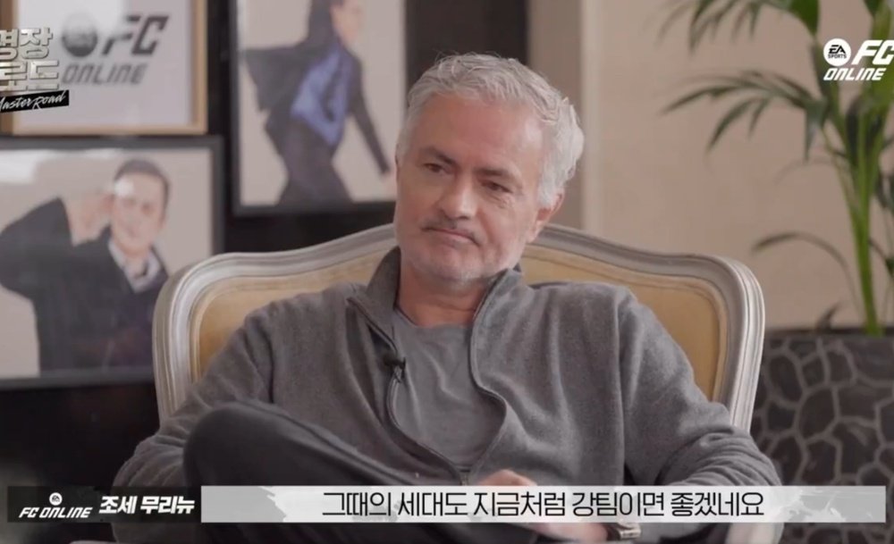 Mourinho, arrepentido de haber rechazado a Portugal. Captura/You Tube EA SPORTS FC