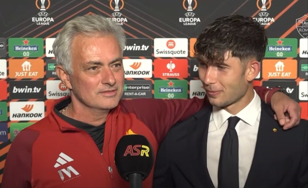 La belle anecdote de José Mourinho avec un jeune de la Roma. Capture/ASRoma
