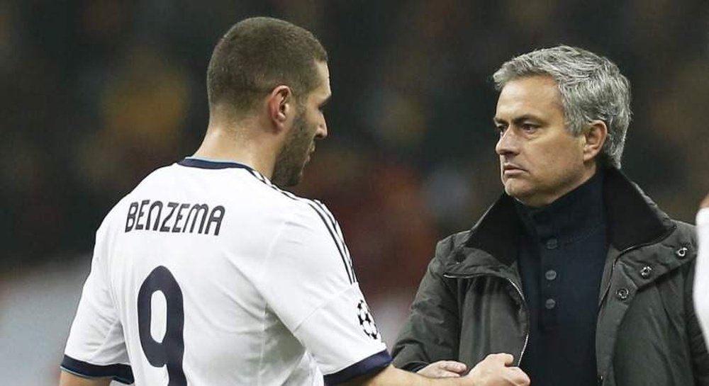 Benzema répond au clin d'œil de Mourinho sur Instagram. EFE/Archivo