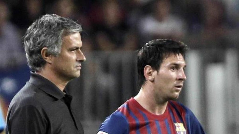 Mourinho admira a Messi. EFE