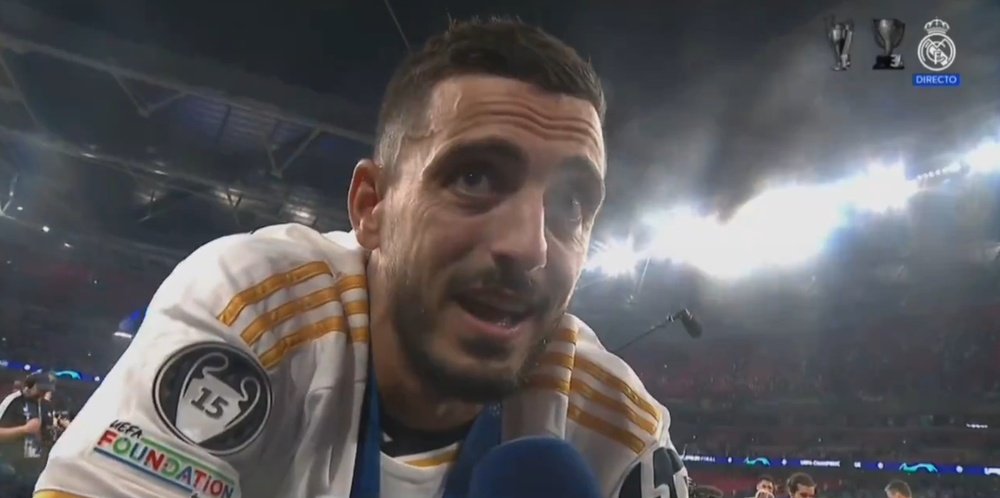 Joselu habló tras salir campeón. Captura/RealMadridTV