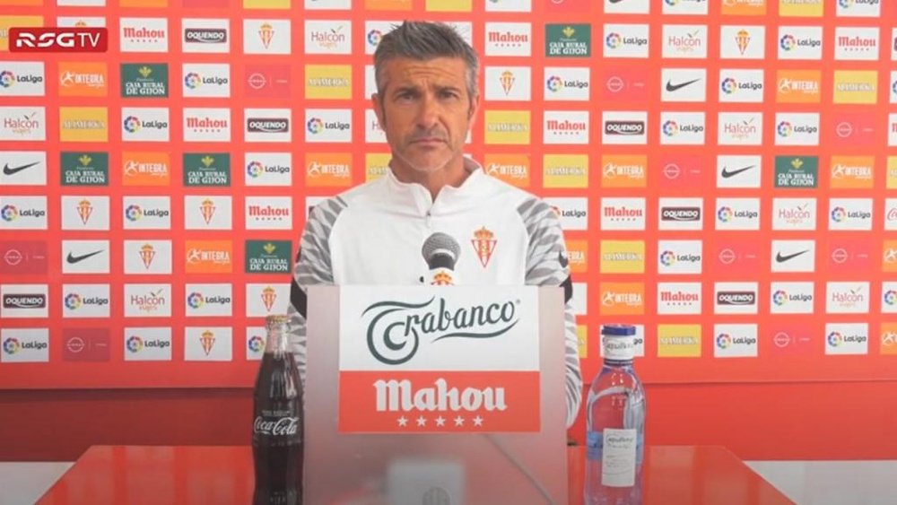 Josep Lluis Martí habló en rueda de prensa. Captura/Sporting