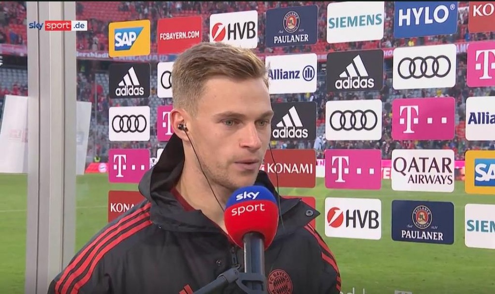 Kimmich admitió que no está vacunado. Captura/Sky