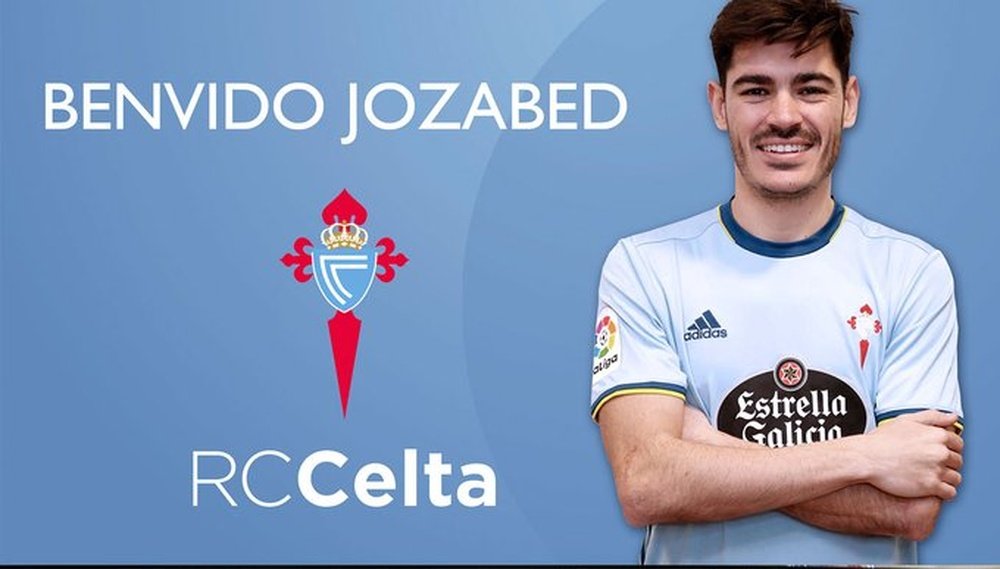 Jozabed Sánchez, novo jogador do Celta. Twitter/Celta