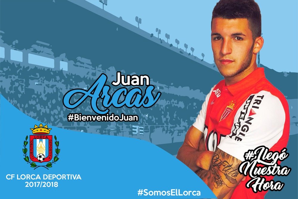 Juan Arcas reforzará al Lorca Deportiva. Twitter