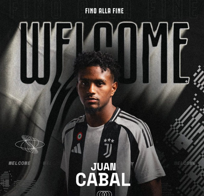 The Colombian player, who arrives from Hellas Verona, will be the third Colombian to wear the ‘Bianconeri’ shirt in the history of the club. After the success of Juan Guillermo Cuadrado on the right flank, Cabal will now try to replicate him on the opposite side with much more defensive characteristics than his compatriot.