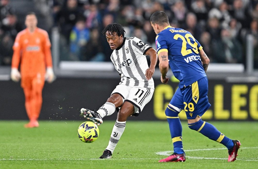 La Juventus venció por 1-0 al Hellas Verona. EFE