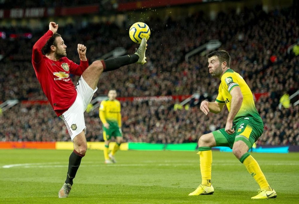 Mata fue protagonista ante el Norwich. EFE