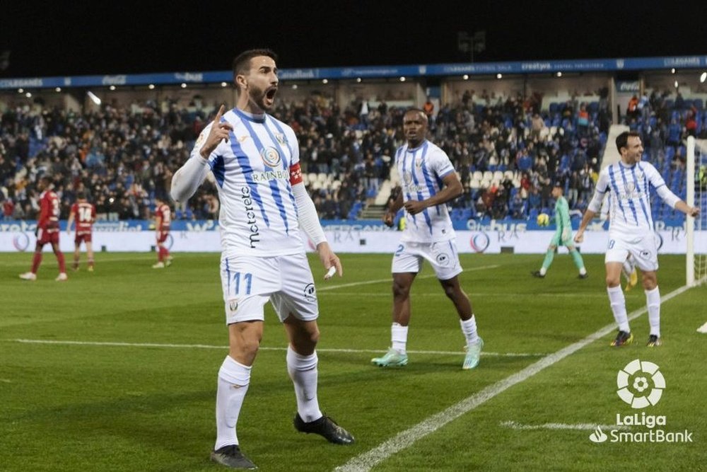 Juan Muñoz remontó el duelo ante el Zaragoza. LaLiga