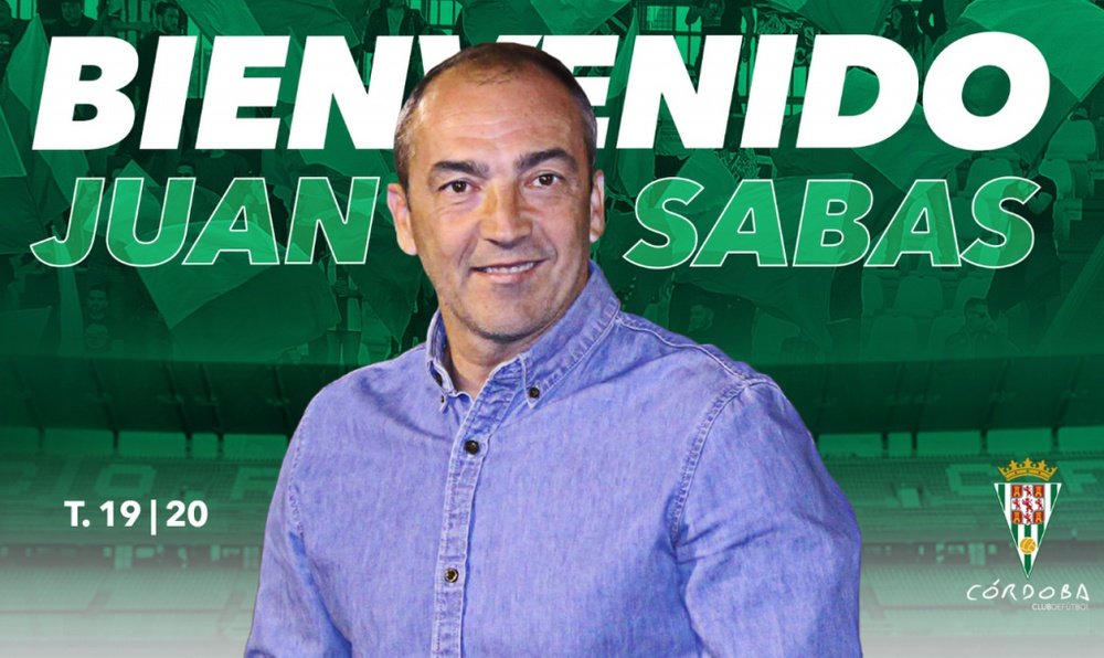 Juan Sabas, nuevo técnico del Córdoba. CordobaCF_Ofi