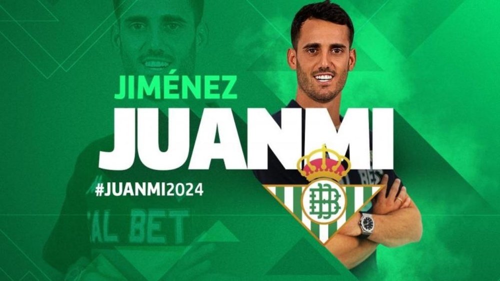 Juanmi recruté par le Betis jusqu'en 2024. RealBetis