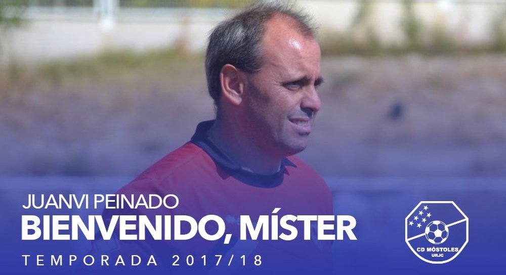 Juanvi Peinado, nuevo entrenador del Móstoles. CDMóstoles