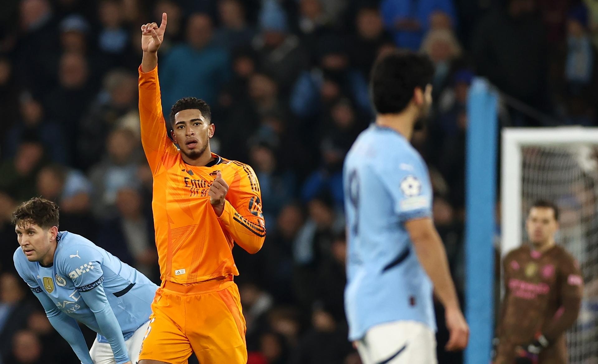 El Madrid venció por 2-3 ante el Manchester City. EFE