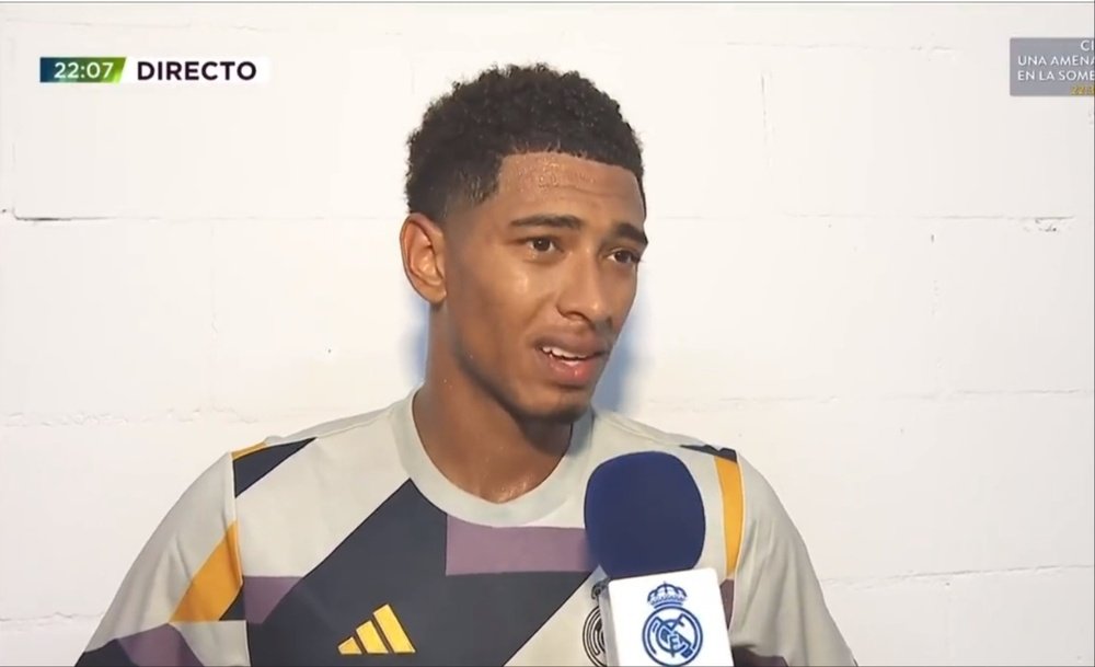 Bellingham habló tras su exhibición. Captura/RealMadridTV