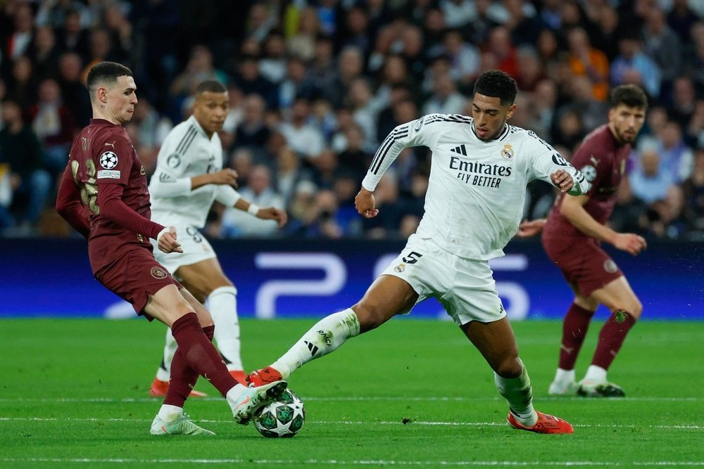 Bellingham will miss the first leg of the Champions League last 16. EFE