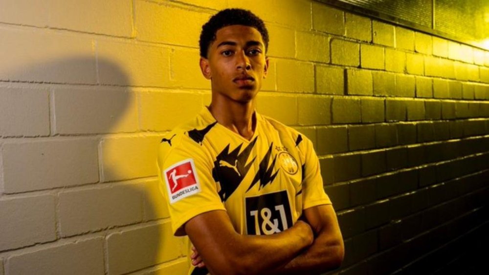 Promising youngster Jude Bellingham signs for Dortmund . Twitter/BVB