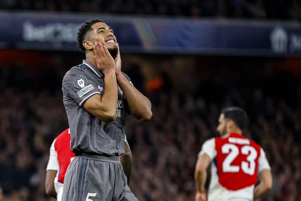 Bellingham was self-critical after Real Madrid's resounding defeat at Arsenal. EFE