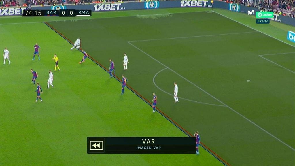La VAR en action : but refusé à Bale pour hors-jeu !