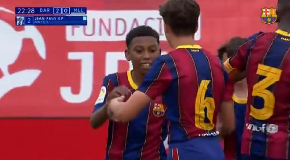 Un golazo con paciencia y posesión. Captura/FCBarcelona
