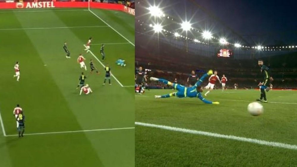 Ramsey's opener set the ball in motion for Arsenal. Captura