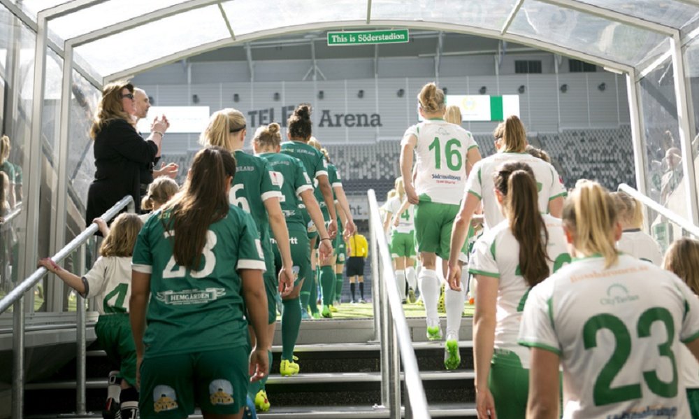 El fútbol femenino regresa a Suecia. Hammarbyfotboll/PeterJonsson