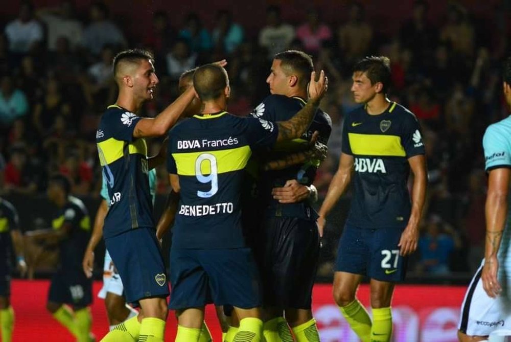 El conjunto 'xeneize' se llevó la victoria ante Colón. Twitter/BocaJrsOficial