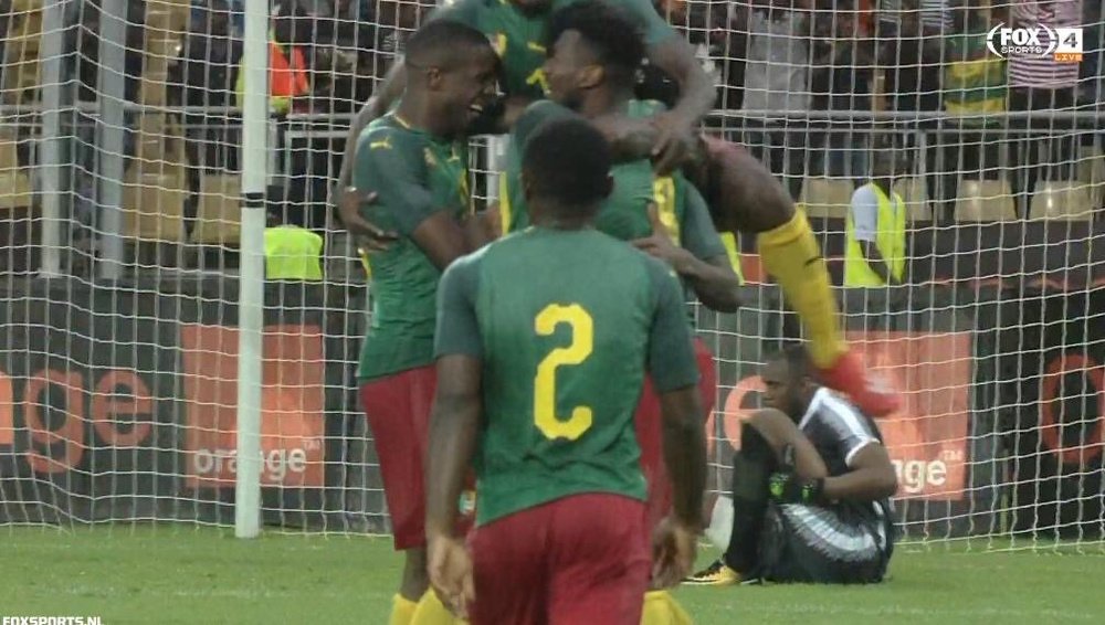 Camerún se clasificó para la Copa África. Captura/FoxSports
