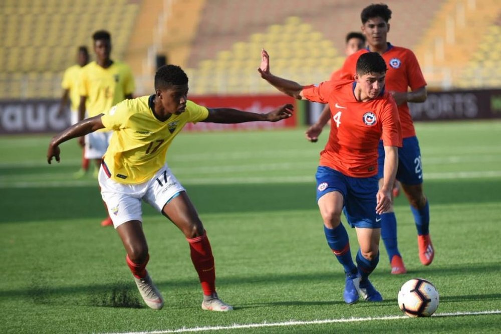 Chile sigue mandando en el Hexagonal. Twitter/sub17Peru2019