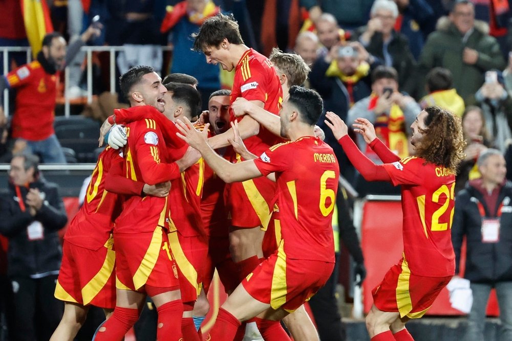 L'Espagne sur la voie de la Coupe du monde 2026. EFE