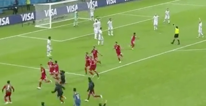 Los iraníes celebraron el gol como locos... ¡sin ver que estaba anulado!