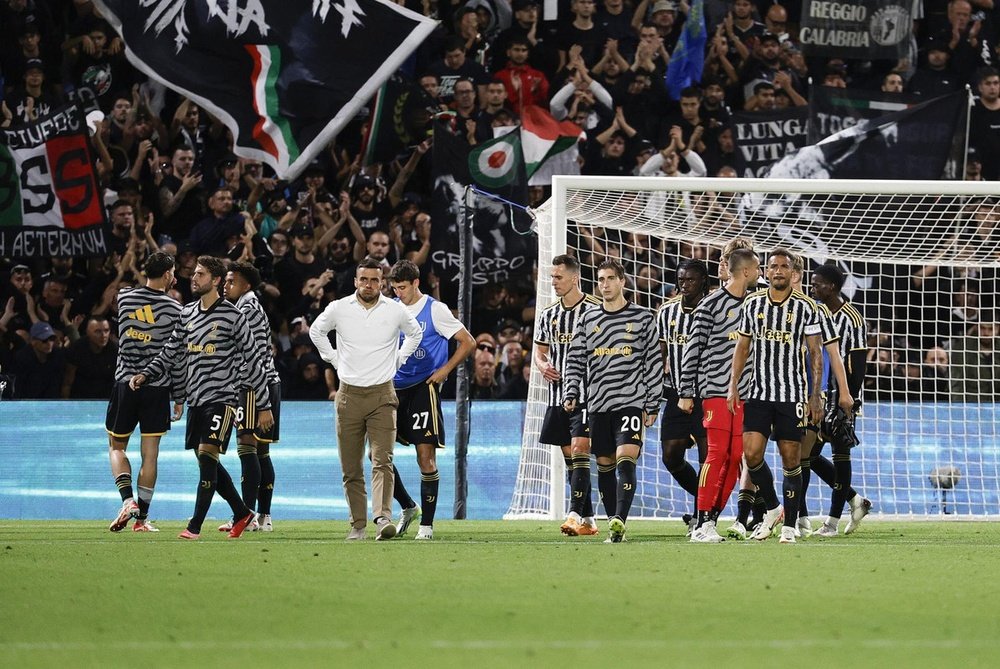 Allegri in conferenza stampa. EFE