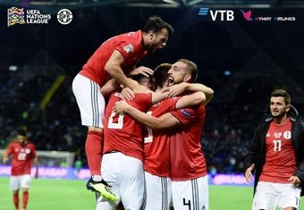 Georgia le saca los colores a Gibraltar en el estreno de la Liga de Naciones. GeorgianFF