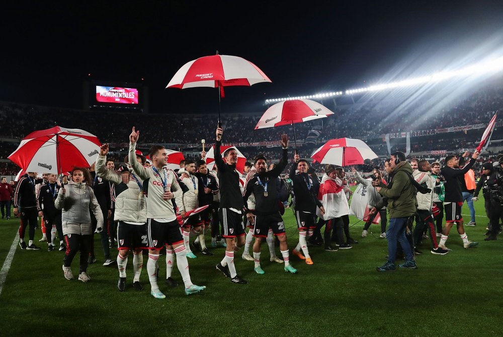 River Plate puso fin a una temporada en la que acabó como campeón. EFE
