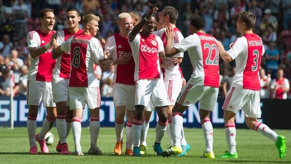 Jugadores del Ajax, celebrando. Twitter