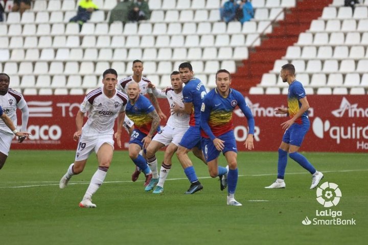 El Albacete empató a uno contra el Andorra. LaLiga