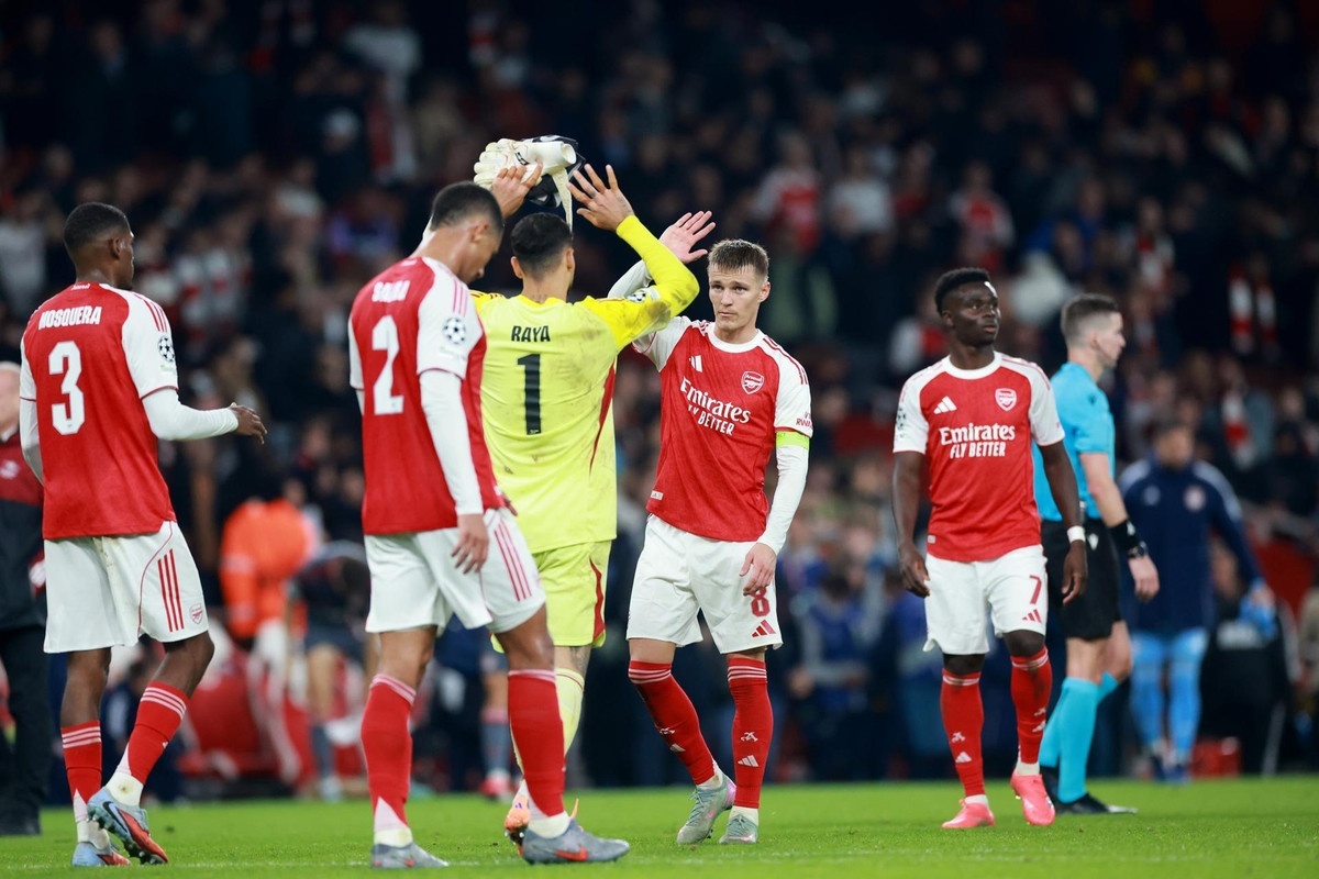 Historic night as Arsenal hit a century of Champions League wins
