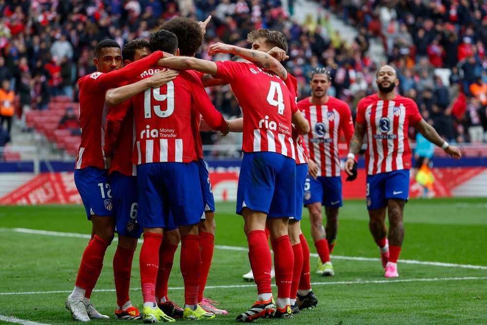 El Atlético de Madrid sigue intratable en casa. EFE