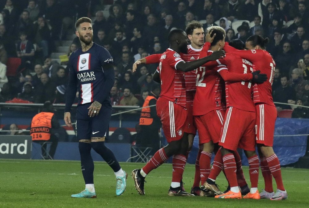 Kingsley Coman scored the only goal as Bayern Munich beat PSG. EFE