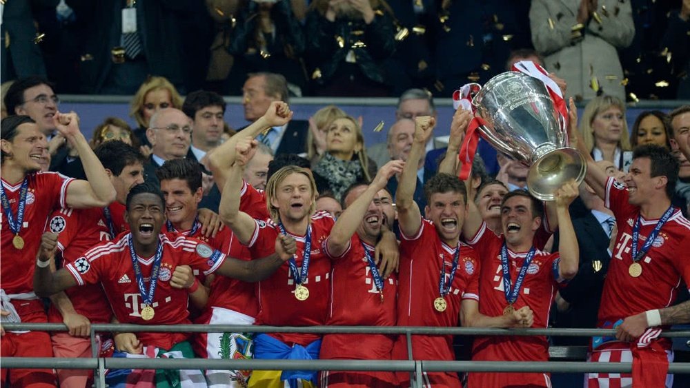 Little remains of Bayern's 2013 treble winning team. AFP