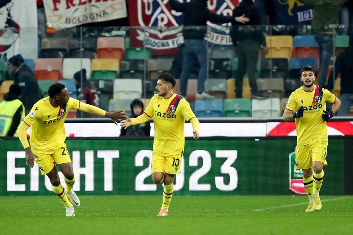 El Bologna vuelve a la senda verde y priva al Udinese de soñar