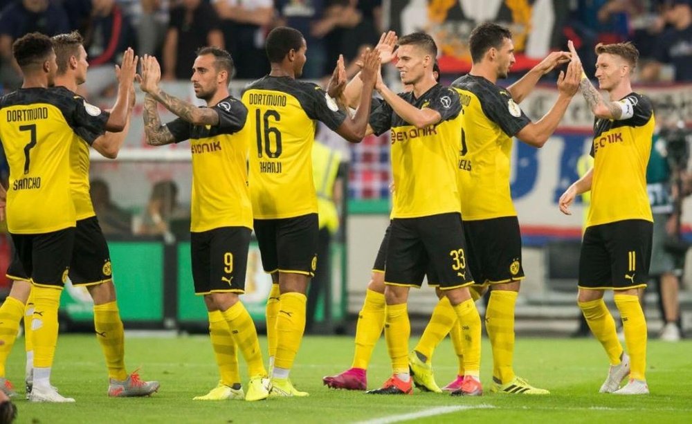 El Borussia no dio pie a posibles sorpresas. BorussiaDortmund
