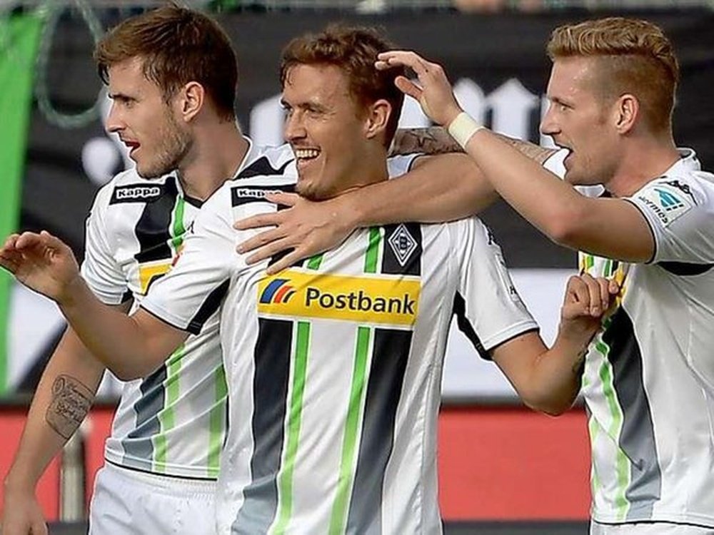 El Borussia Mönchengladbach consiguió remontar y llevarse un punto ante el Hoffenheim. Twitter.