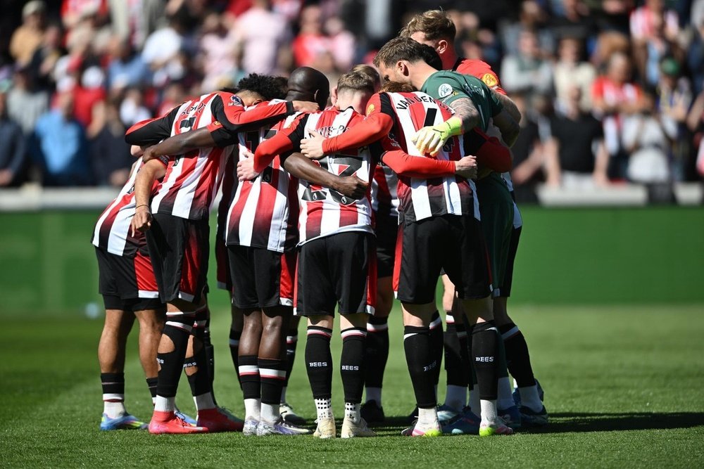 Mbeumo devuelve la felicidad al Brentford. EFE/Archivo