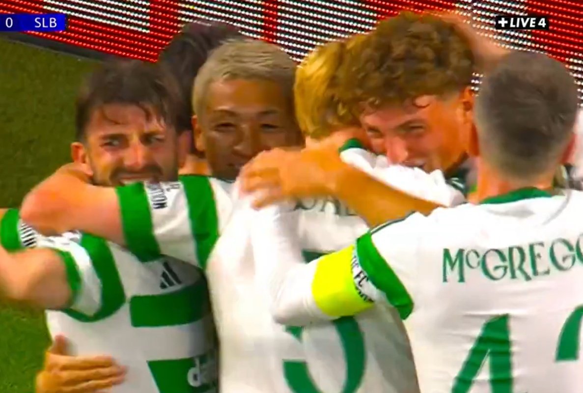 El Celtic se gustó en su estreno de Champions League. Captura/Canal+