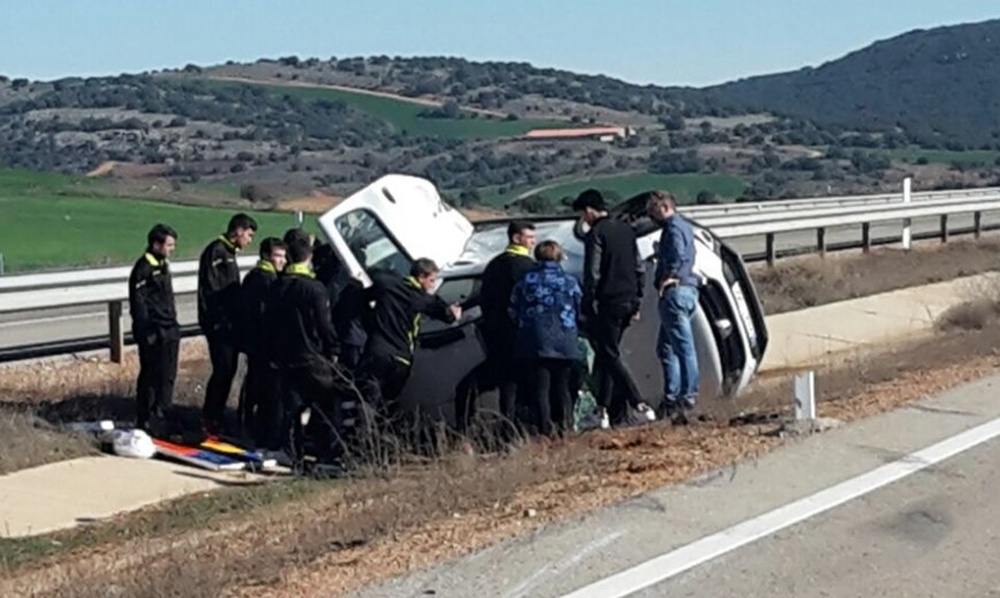 El Fuensport ayudó en un accidente y perdieron su partido. Twitter