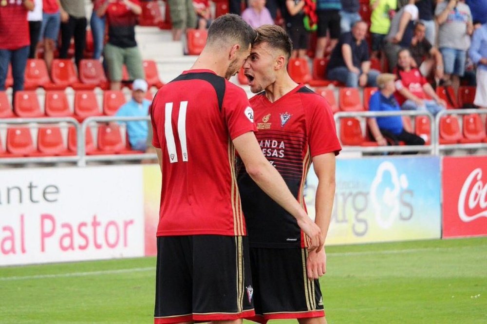 El Mirandés ha cerrado un amistoso para la semana que viene. Twitter/CDMirandés