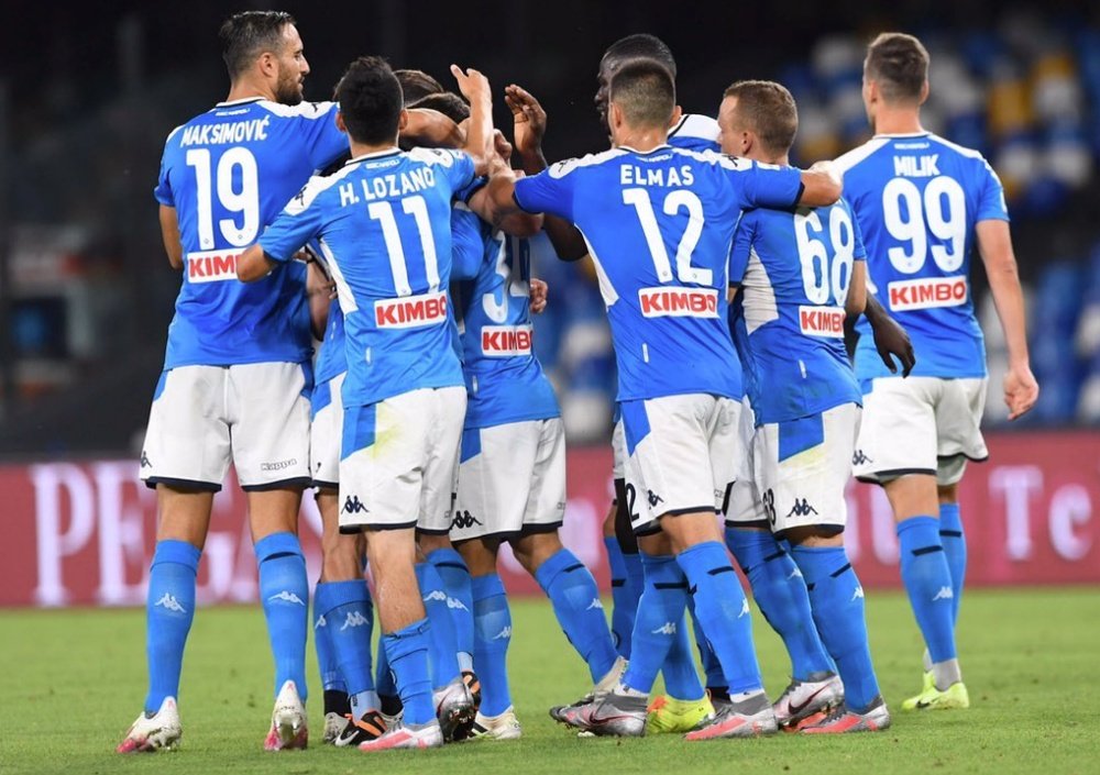 Il Napoli vince al San Paolo. Twitter/SSCNapoliES