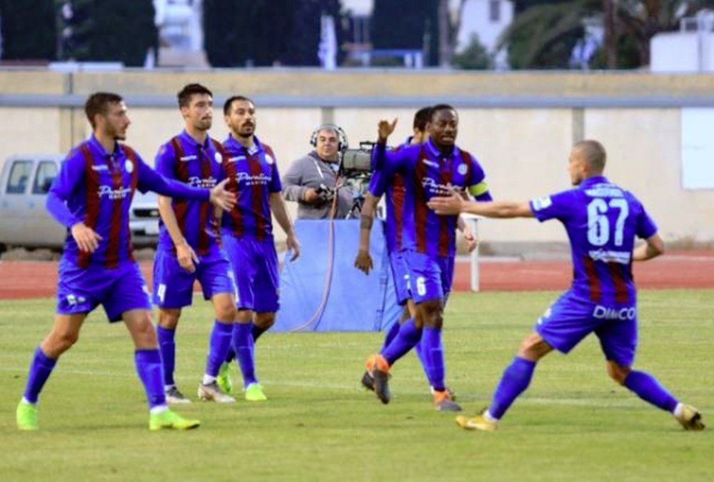 Paralimni a profité du temps additionnel pour marquer et gagner. Instagram/enp1936