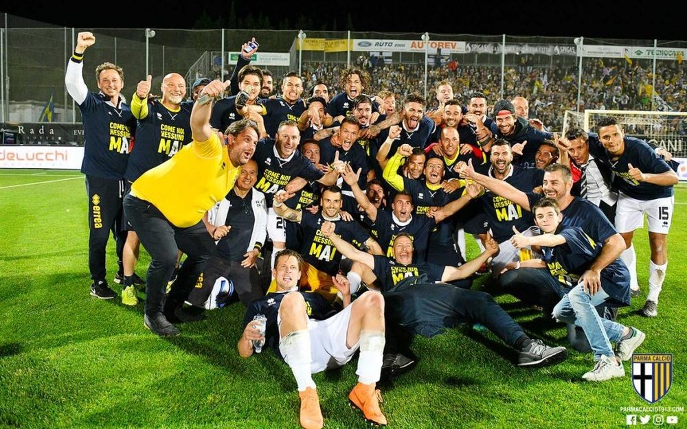 Parma will start the season with a five-point deduction. ParmaCalcio1913