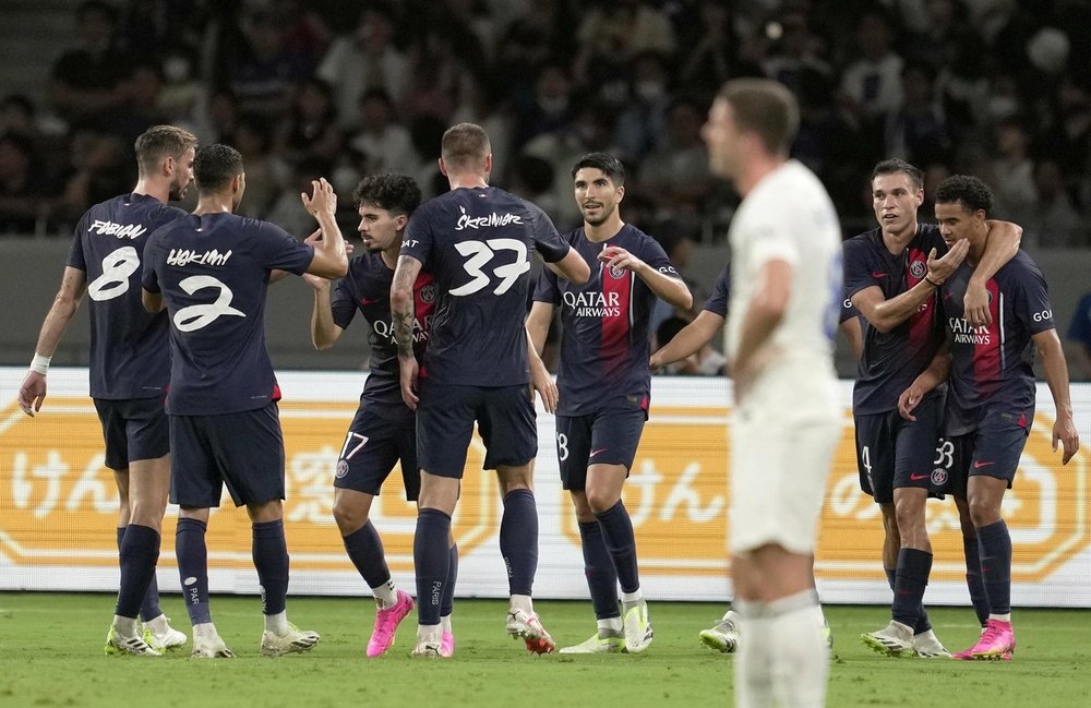 Compos probables : PSG-Lorient. EFE